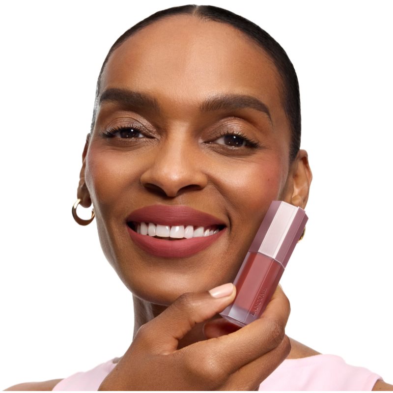 Lancôme Lip Idôle CuddleBlur™ Matte Velvet Lip Cream vyplňujúci balzam na pery s matným efektom odtieň 60 Million-Dollar Berry 8.5 ml (obrázok 5)