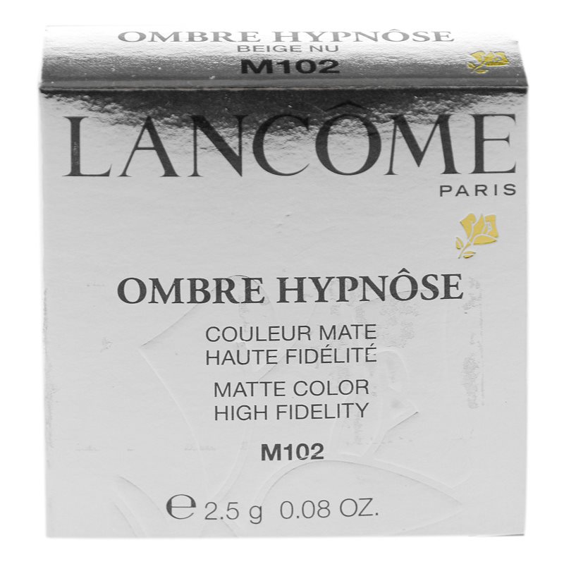 Lancôme Ombre Hypnôse Matte Color матові тіні для повік відтінок M102 Beige Nu 2.5 гр