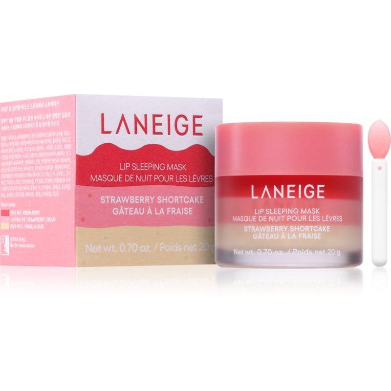 LANEIGE Lip Sleeping Mask noćna maska za regeneraciju za usne nijansa Strawberry Shortcake 20 g