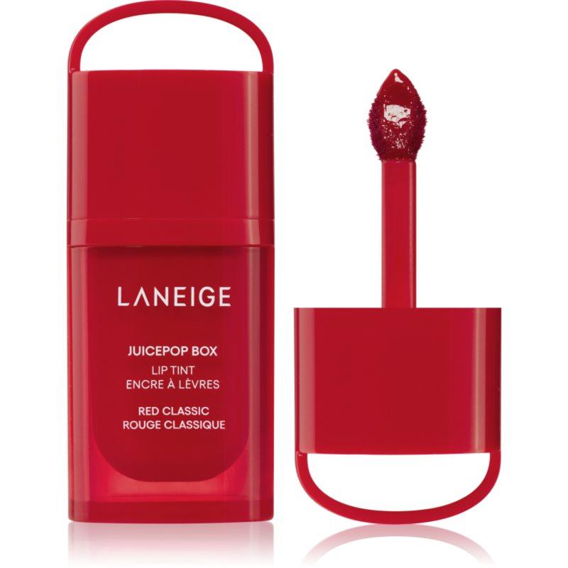 LANEIGE JuicePop Box Lip Tint дълготраен гланц за устни с хидратиращ ефект цвят Maroon Melody 4.5 гр.