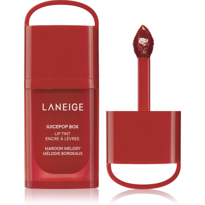 LANEIGE JuicePop Box Lip Tint lucidalabbra lunga tenuta effetto idratante colore Maroon Melody 4.5 g