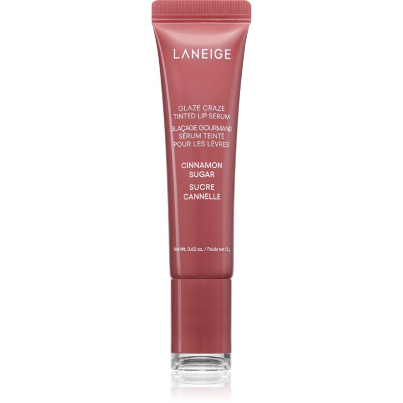 LANEIGE Glaze Craze Tinted Lip Serum tónovací balzam na pery odtieň Cinnamon Sugar 12 g