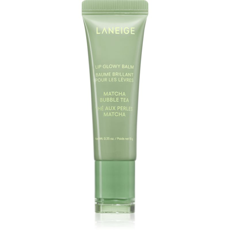 LANEIGE Lip Glowy Balm balzám na rty dodávající hydrataci a lesk odstín Matcha Bubble Tea 10 g