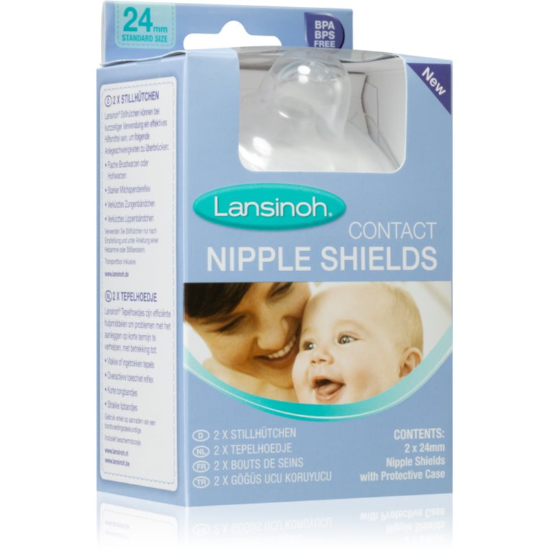 Lansinoh Breastfeeding ščitniki za bradavice 24 mm 2 kos