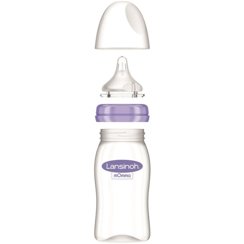 Lansinoh NaturalWave Glass Baby Bottle Medium 240 Ml