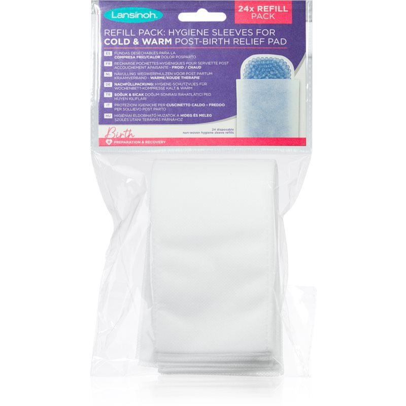 Lansinoh Cold & Warm Refill Pack egészségügyi tokok a szülés utáni betétekhez 24 db