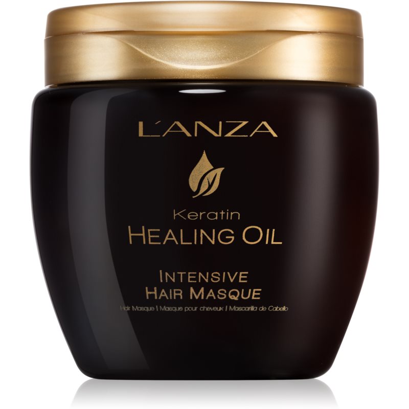 L'anza Keratin Healing Oil Intensive Hair Masque vyživujúca maska pre hladké a žiarivé vlasy 210 ml