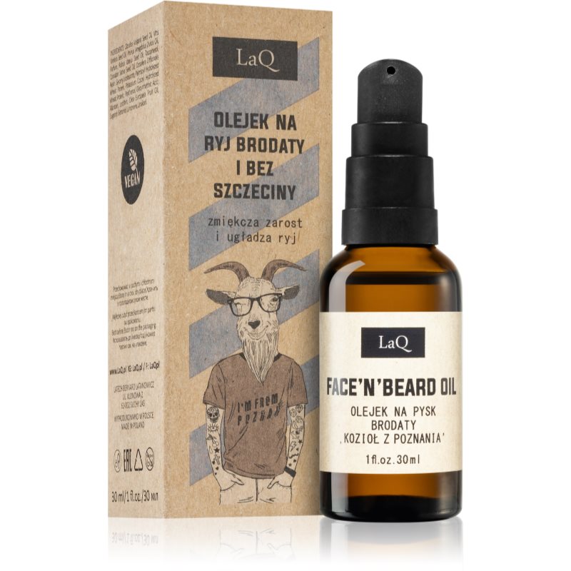 LaQ Goat From Poznaň Nourishing Oil For Face And Beard 30 Ml