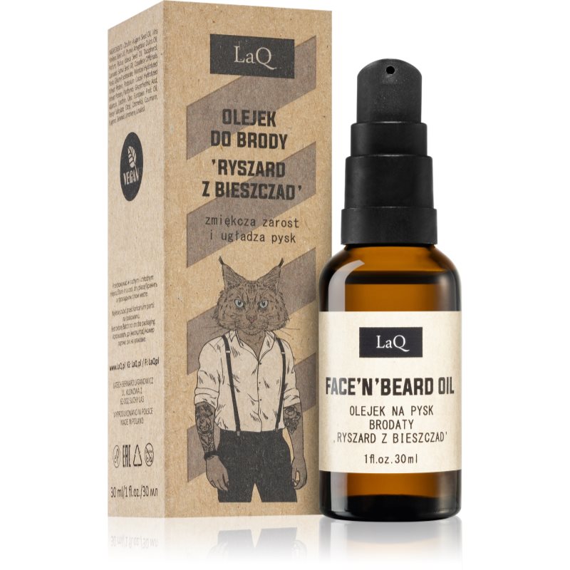 LaQ Lynx From Mountain Nährendes Öl für Haare und Bart 30 ml