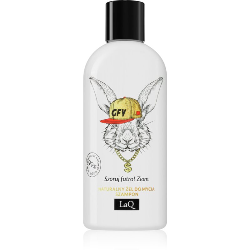 LaQ Music Purifies R'n'B Rabbit gel za prhanje in šampon 2v1 300 ml