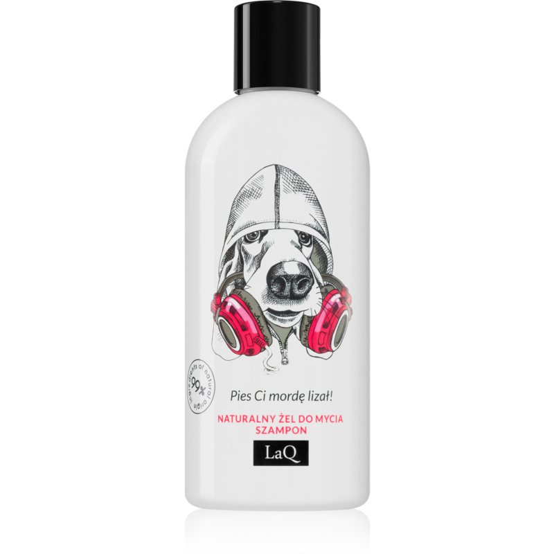 LaQ Music Purifies Cool Dogy sprchový gél a šampón 2 v 1 300 ml