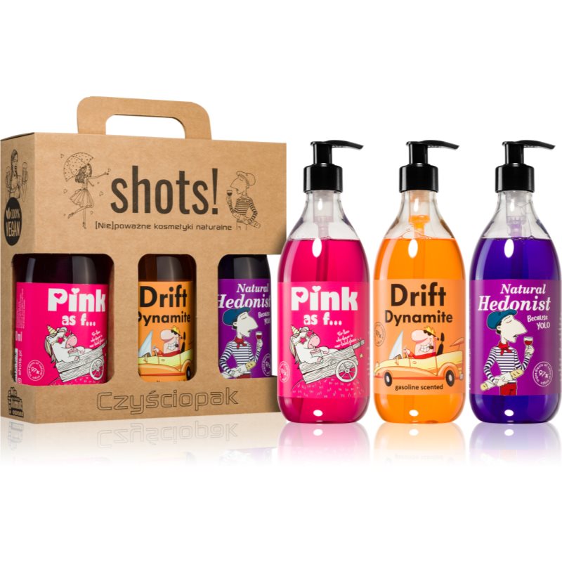 LaQ Shots! Pink As F... & Drift Dynamite & Natural Hedonist Christmas Gift Set Unisex