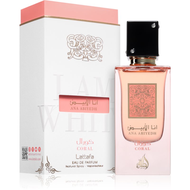 Lattafa Ana Abiyedh Coral eau de parfum unisex 60 ml