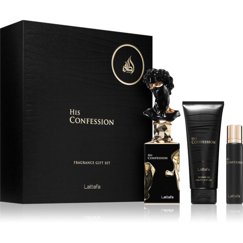 Lattafa His Confession gift set for men 1 pc