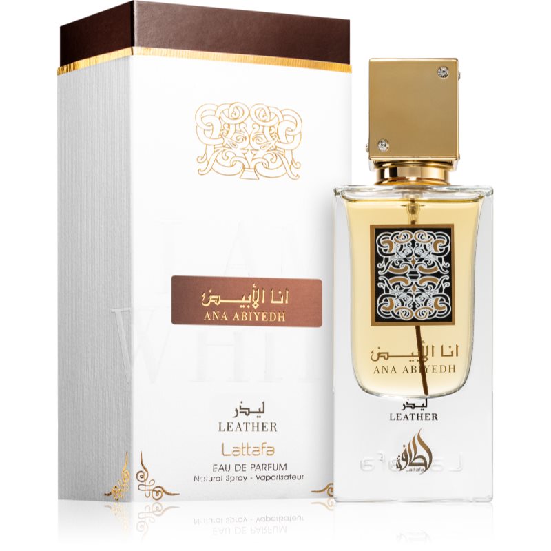 Lattafa Ana Abiyedh Leather Eau de Parfum für Herren 60 ml