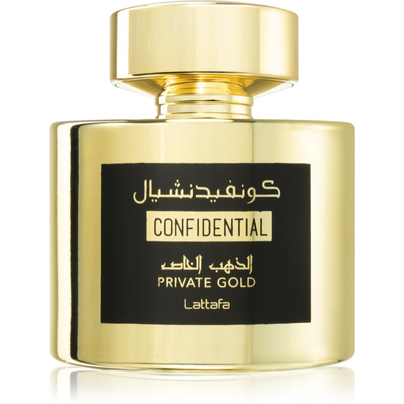 E-shop Lattafa Confidential Private Gold parfémovaná voda unisex 100 ml