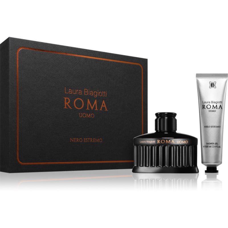 Laura Biagiotti Laura Biagiotti Roma Uomo Nero Estremo Coffret cadeau pour homme