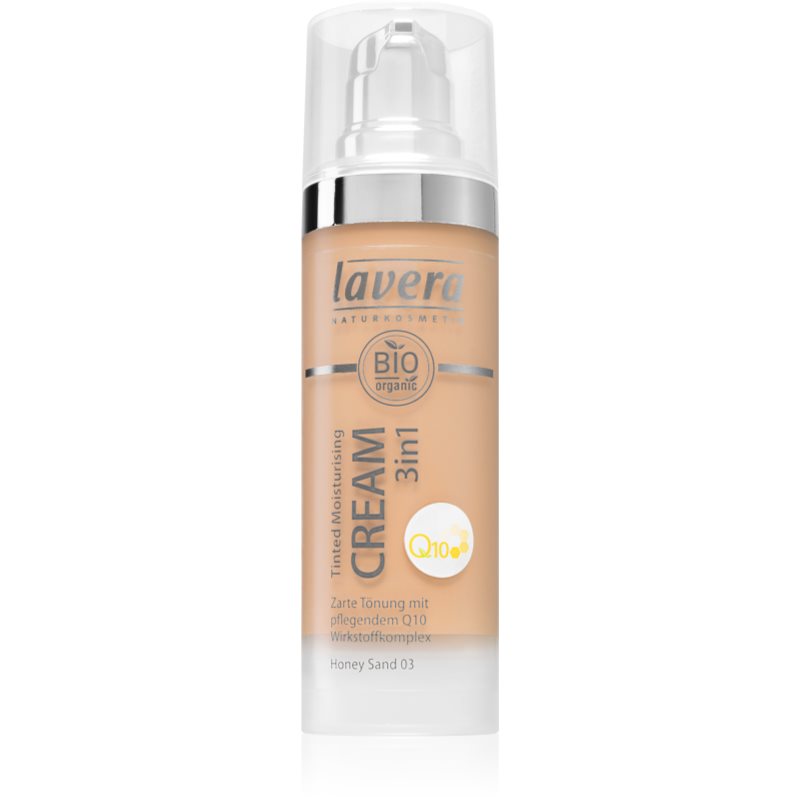 

Lavera Q10 тонуючий зволожуючий крем з коензимом Q10 відтінок 03 Honey Sand