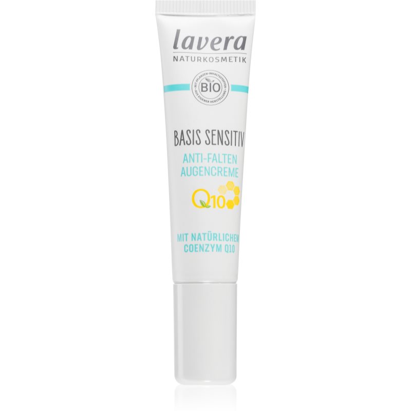 Lavera Basis Sensitiv Q10 Eye Cream For Eye Bags And Wrinkles With Coenzyme Q10 15 Ml