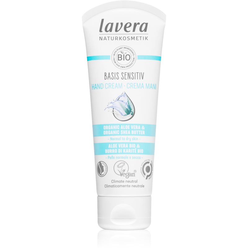 Lavera Basis Sensitiv Hand Cream With Aloe Vera 75 Ml