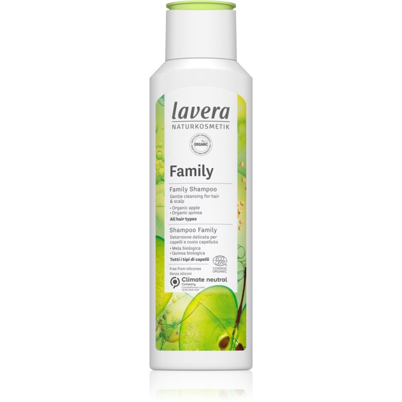 Lavera Family šampūnas visų tipų plaukams 250 ml