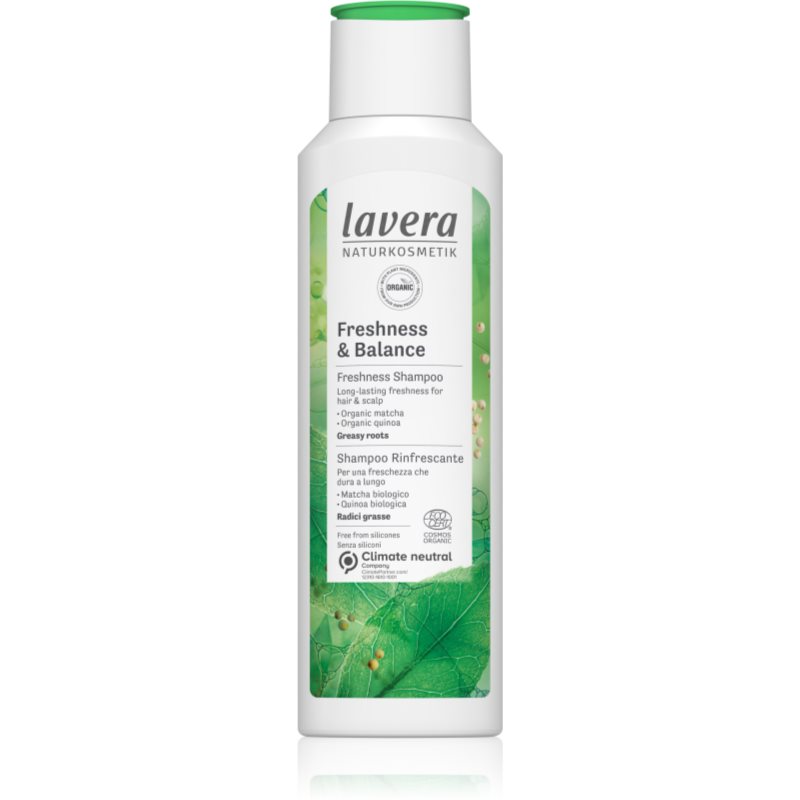 Lavera Freshness & Balance gaivinamasis šampūnas riebiems plaukams ir riebiai galvos odai 250 ml