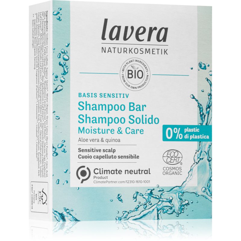 

Lavera Moisture & Care твердий шампунь
