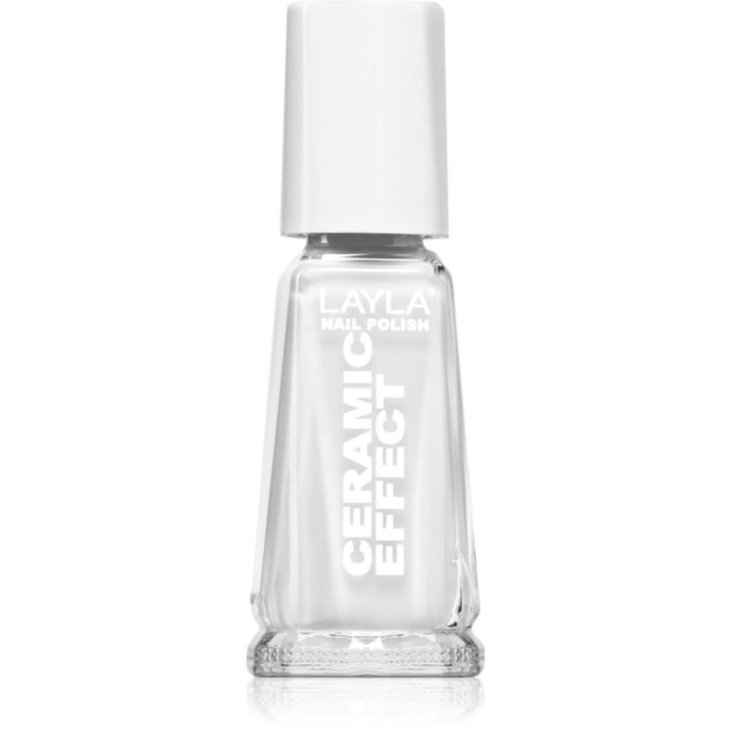 Layla Cosmetics Ceramic Effect lak na nechty odtieň N.36 Pure White 10 ml