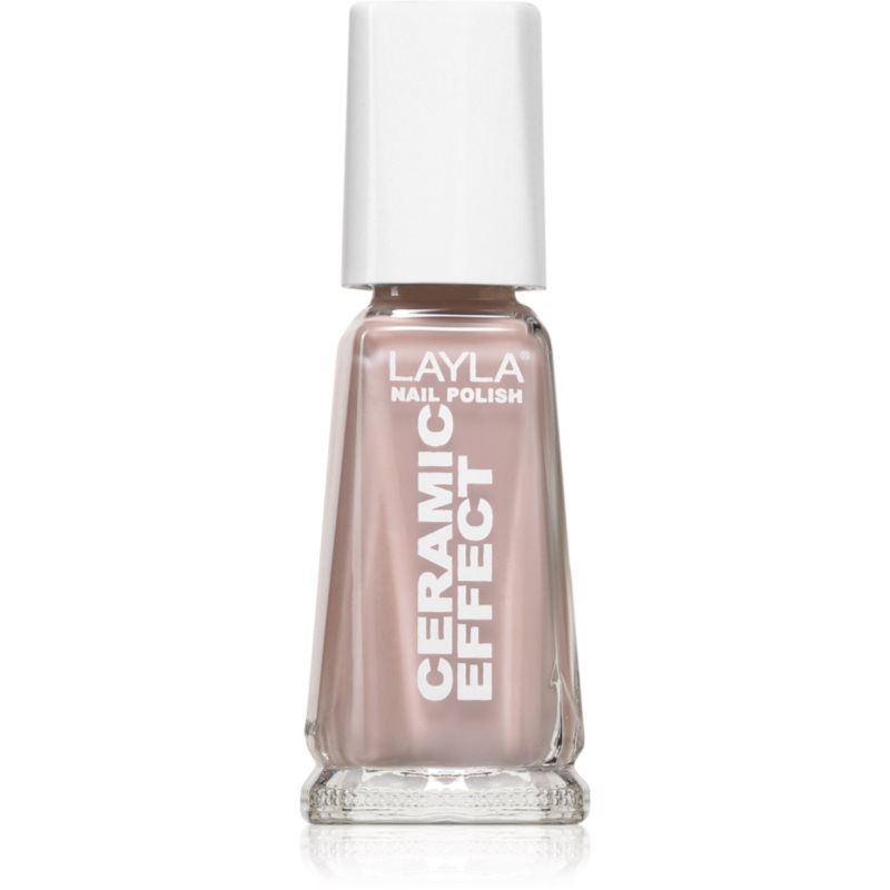 Layla Cosmetics Ceramic Effect lak na nehty odstín N. 69 Siky Beige 10 ml