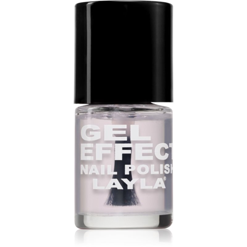 Layla Cosmetics Gel Effect gel nail polish without UV/LED sealing shade n. 19 Top Coat 10 ml