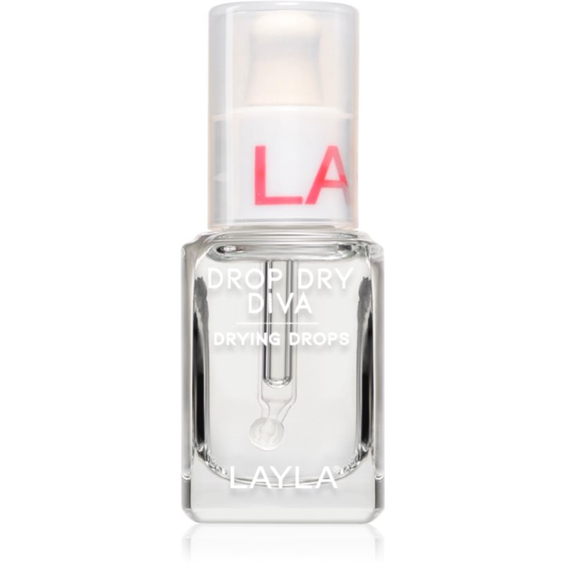 Layla Cosmetics Drop dry Diva esmalte de uñas de secado rápido 10 ml