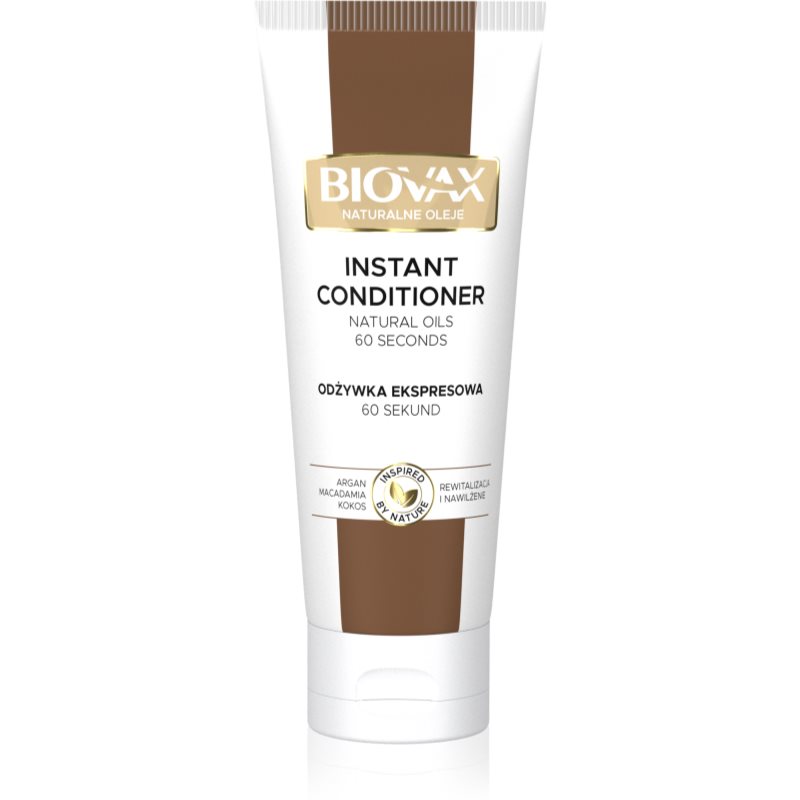 Biovax Natural Oil moisturising conditioner with instant effect 200 ml