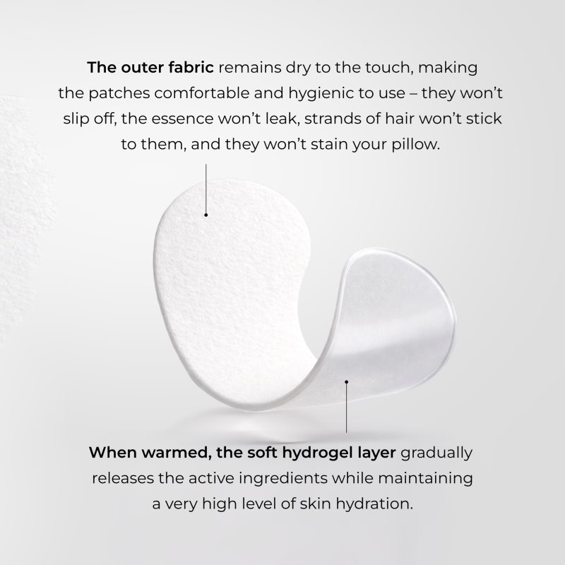 L’biotica Eye Patches Rejuvenating vyhladzujúca očná maska s extraktom zo slimáka 1 ks
