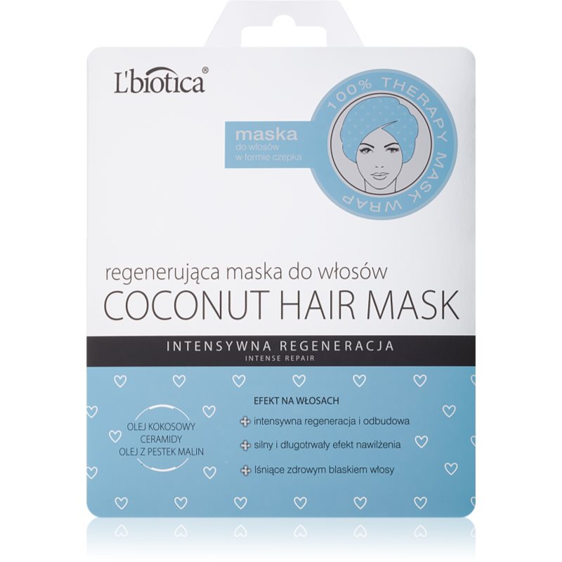 

L’biotica Hair Mask відновлююча маска для волосся Coconut