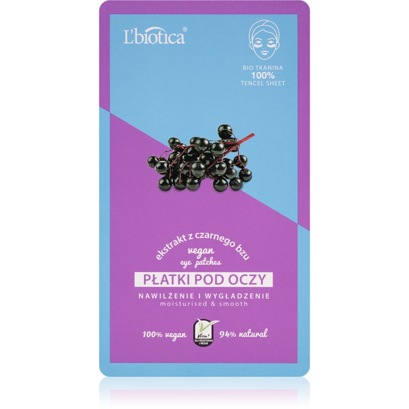 

L’biotica Vegan Black Currant маска для шкіри навколо очей зі зволожуючим ефектом