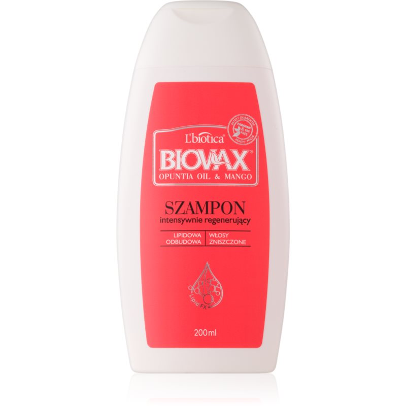 

L’biotica Biovax Opuntia Oil & Mango відновлюючий шампунь для пошкодженого волосся