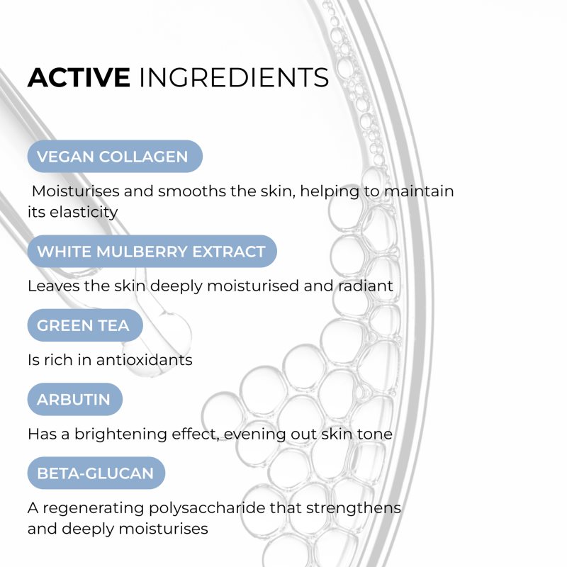 L’biotica Masks Collagen Platinium plátenná maska s kolagénom 23 ml
