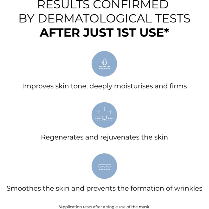 L’biotica Masks Collagen Platinium plátenná maska s kolagénom 23 ml
