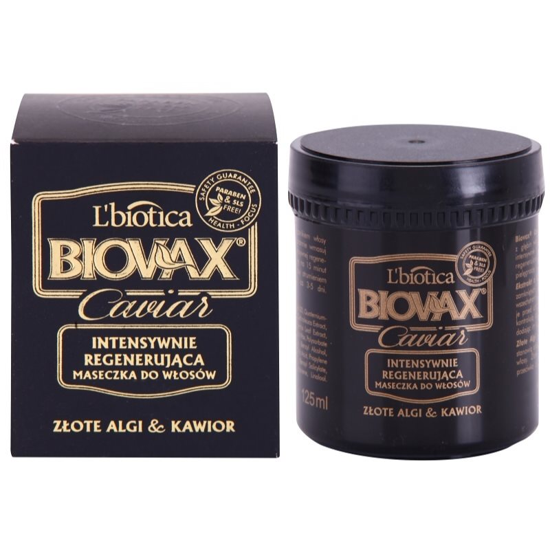 

L’biotica Biovax Glamour Caviar поживна відновлююча маска з чорною ікрою