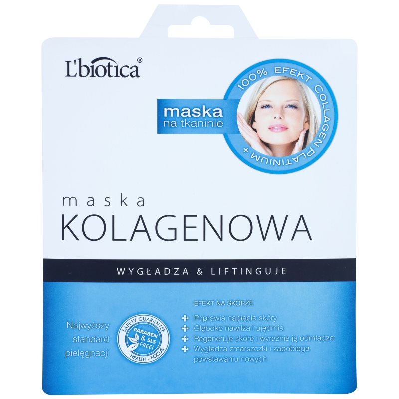 

L’biotica Masks Collagen Platinium тканинна маска з колагеном