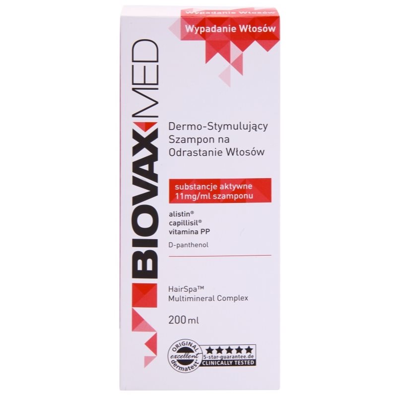

L’biotica Biovax Med стимулюючий шампунь для росту та зміцнення волосся від корінців до самих кінчиків