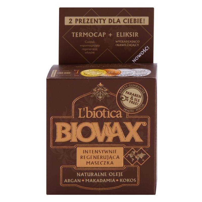 

L’biotica Biovax Natural Oil поживна маска для досконалого вигляду волосся