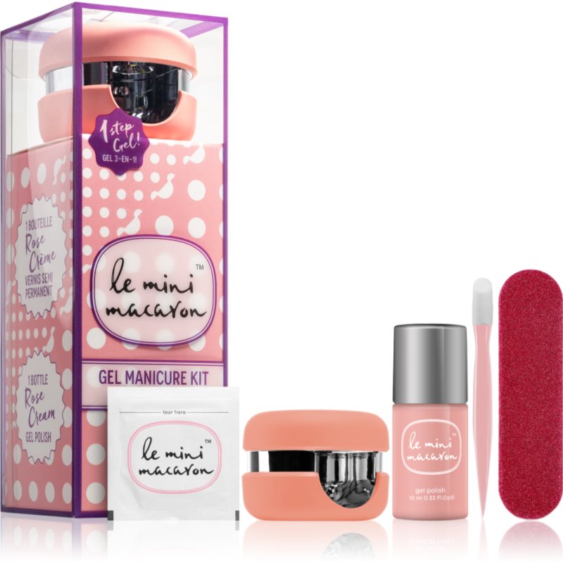 

Le Mini Macaron Gel Manicure Kit Rose Creme набір (для нігтів) для жінок