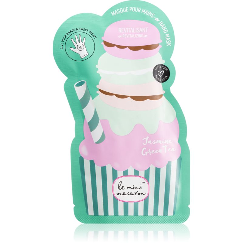 

Le Mini Macaron Jasmine Green Tea поживна маска для рук