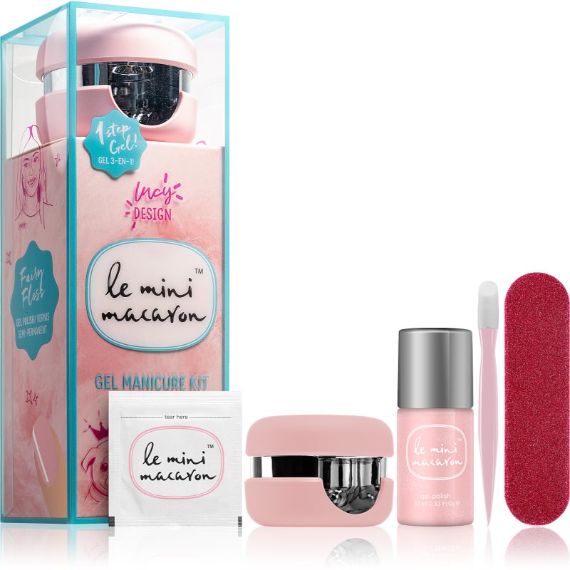 

Le Mini Macaron Gel Manicure Kit Fairy Floss набір VIII. (для нігтів) для жінок