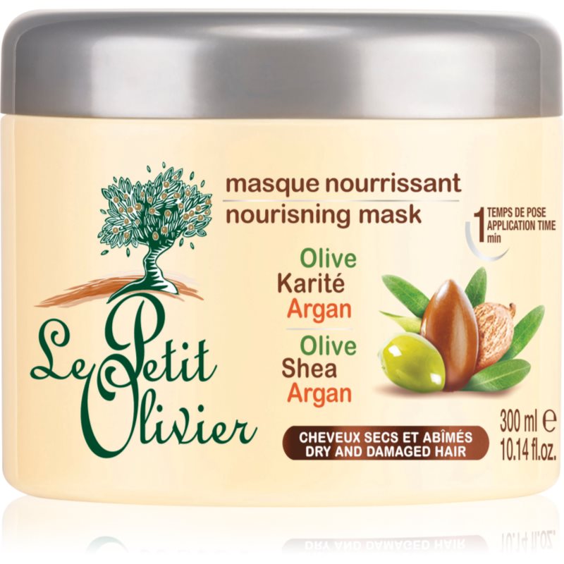 

Le Petit Olivier Olive, Shea & Argan поживна маска для волосся