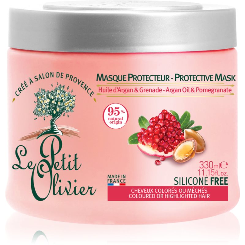 

Le Petit Olivier Argan Oil & Pomegranate маска для фарбованого та меліруваного волосся