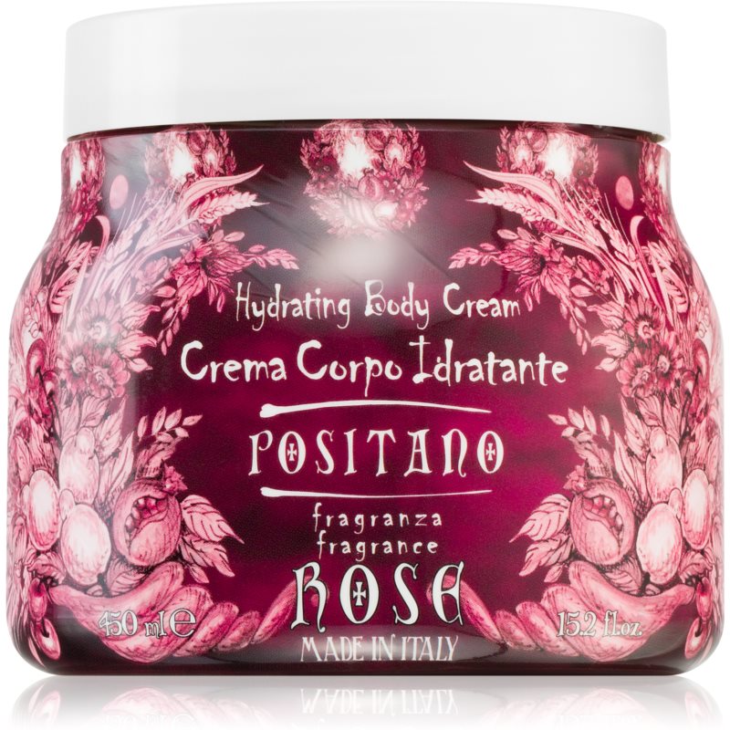 Le Maioliche Positano Rosa Damascena cremă hidratantă pentru corp 450 ml