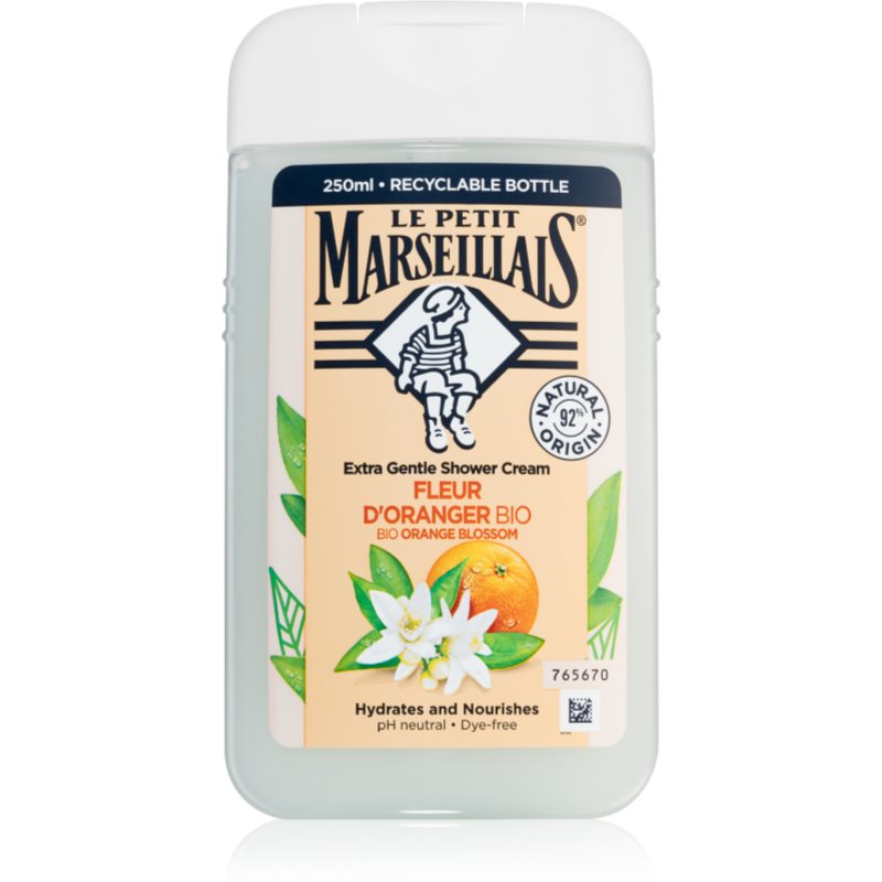 Le Petit Marseillais Extra Gentle Shower Cream Organic Orange Blossom 250 ml sprchovací krém unisex