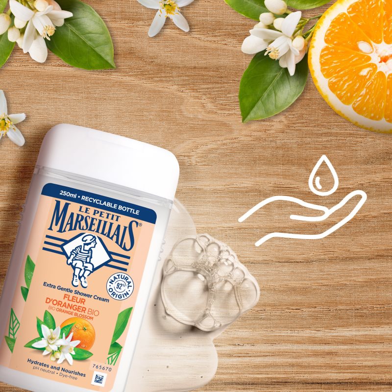 Le Petit Marseillais Orange Blossom Bio кремовий гель для душу 250 мл